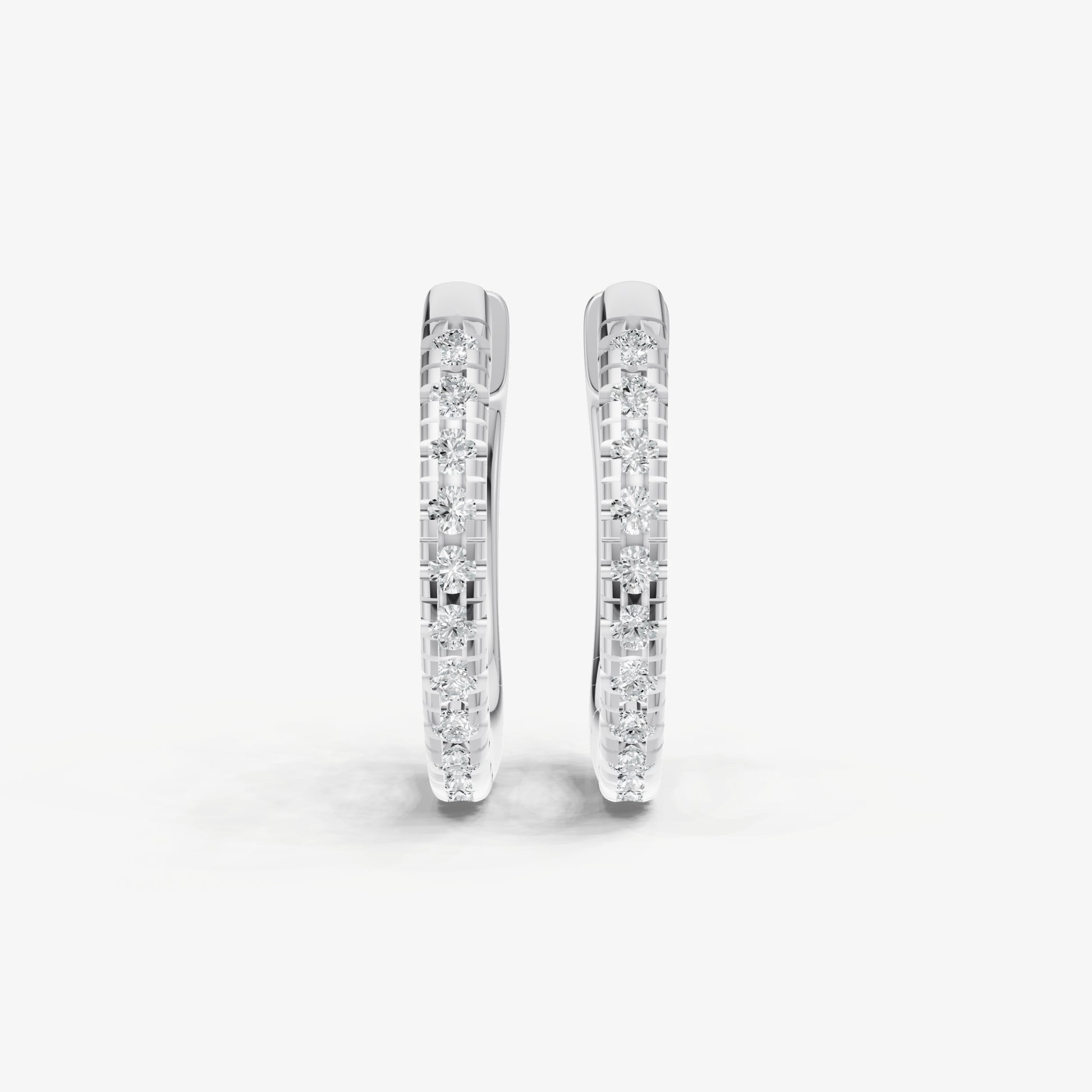 Everyday 1pt Diamond Huggie Earrings - 10mm
