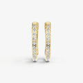 Everyday 1pt Diamond Huggie Earrings - 10mm