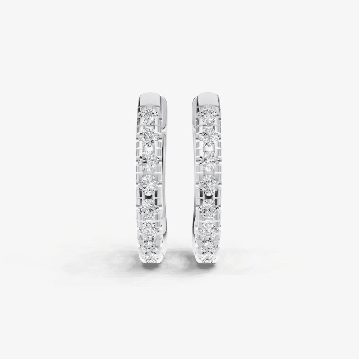 Everyday 2pt Diamond Huggie Earrings - 10mm