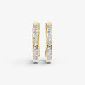 Everyday 2pt Diamond Huggie Earrings - 10mm