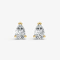 2.00ct Total Diamond Weight Pear Diamond Stud Earrings