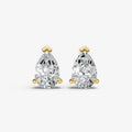 4.00ct Total Diamond Weight Pear Diamond Stud Earrings