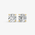 4.00ct Total Diamond Weight 4-Claw Diamond Stud Earrings