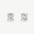 1.00ct TDW Oval Four Claw Studs