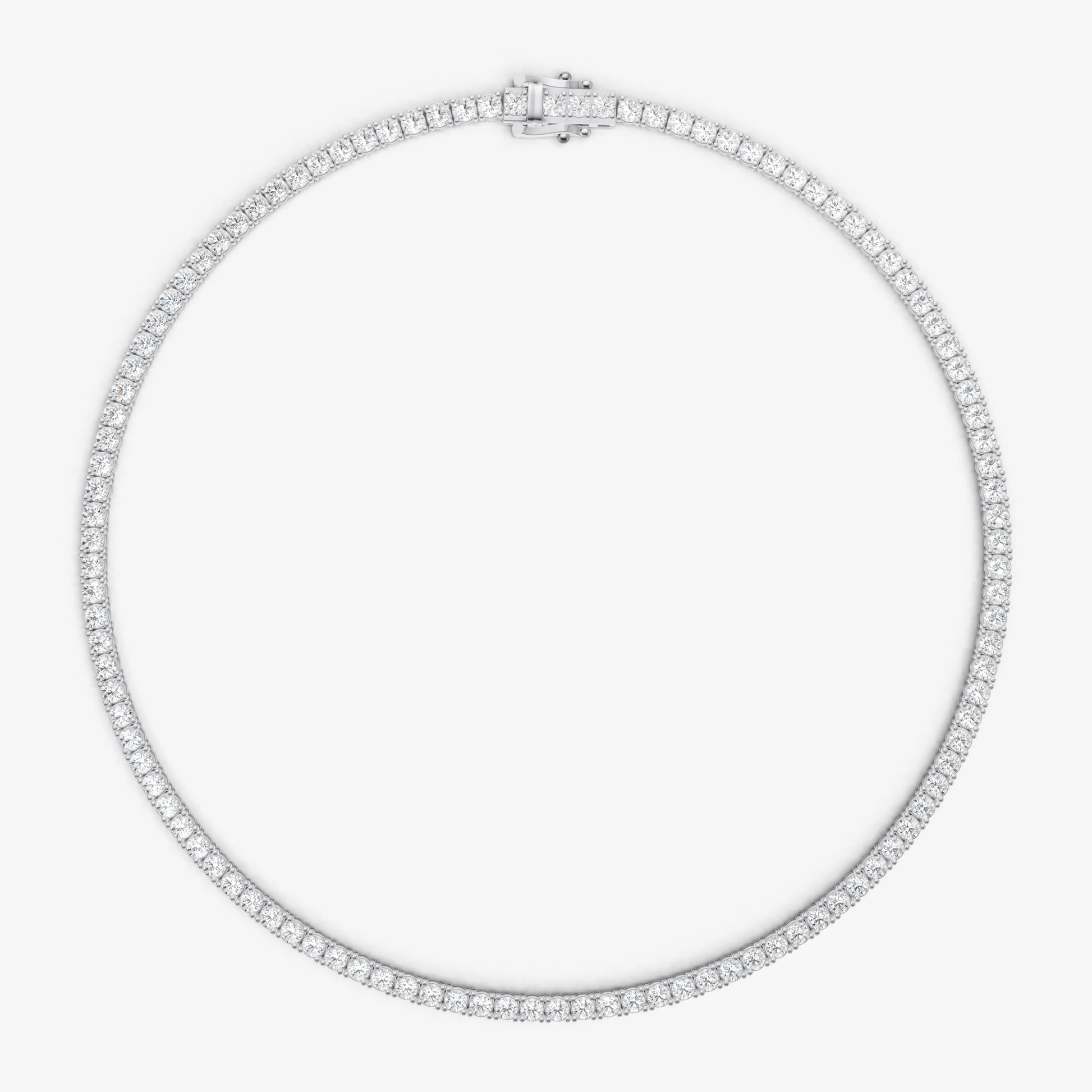 15.00ct Total Diamond Weight Tennis Necklace