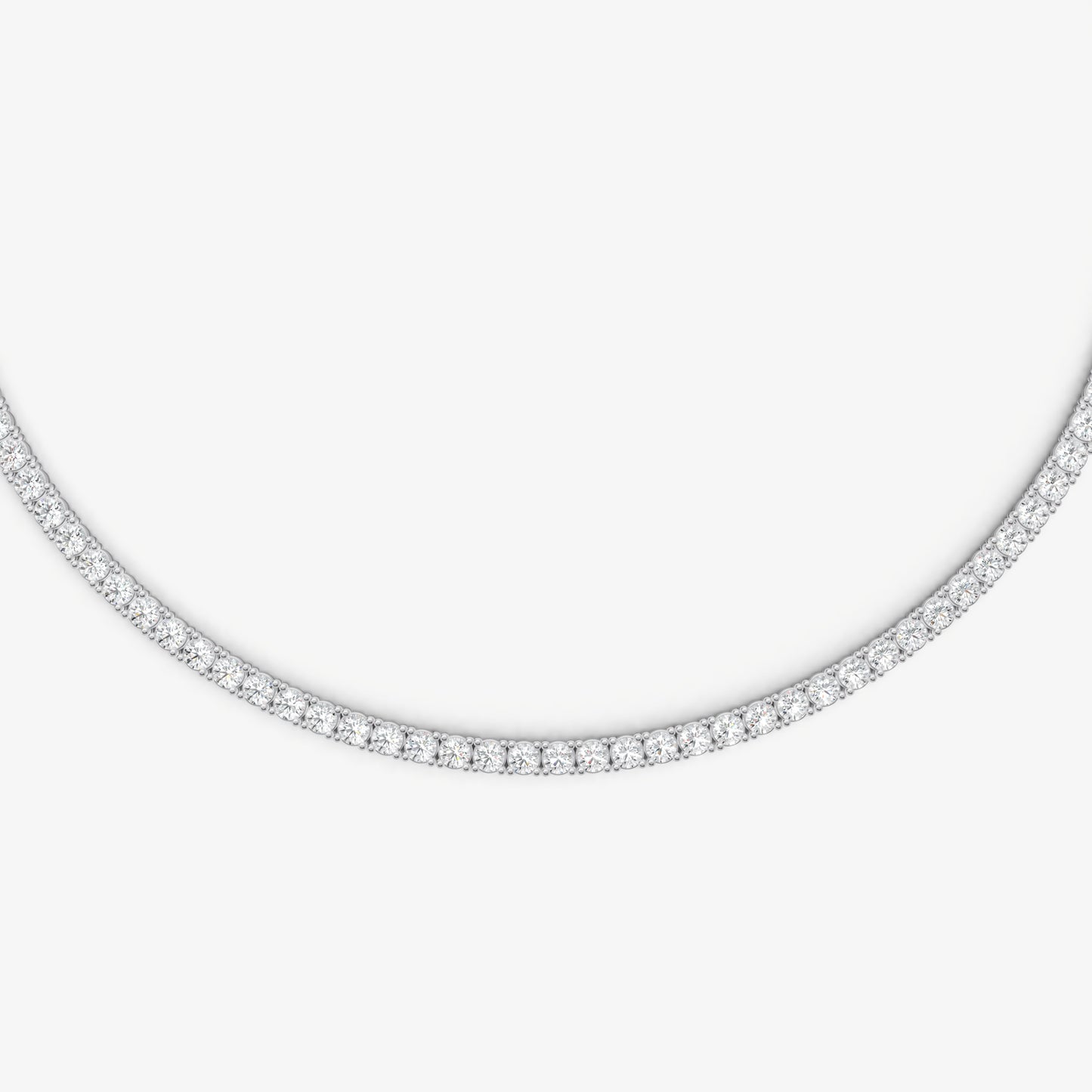 15.00ct Total Diamond Weight Tennis Necklace