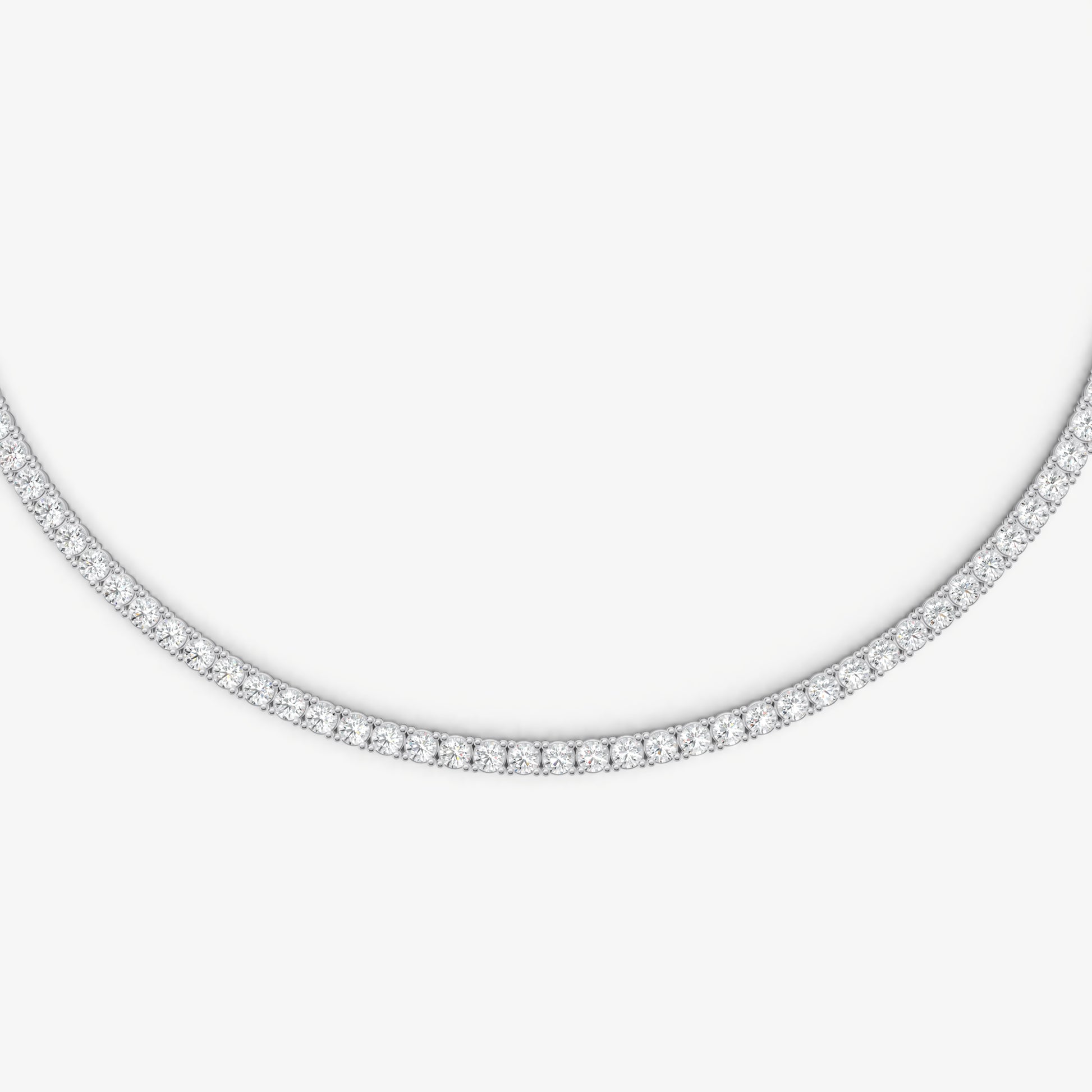 15.00ct Total Diamond Weight Tennis Necklace
