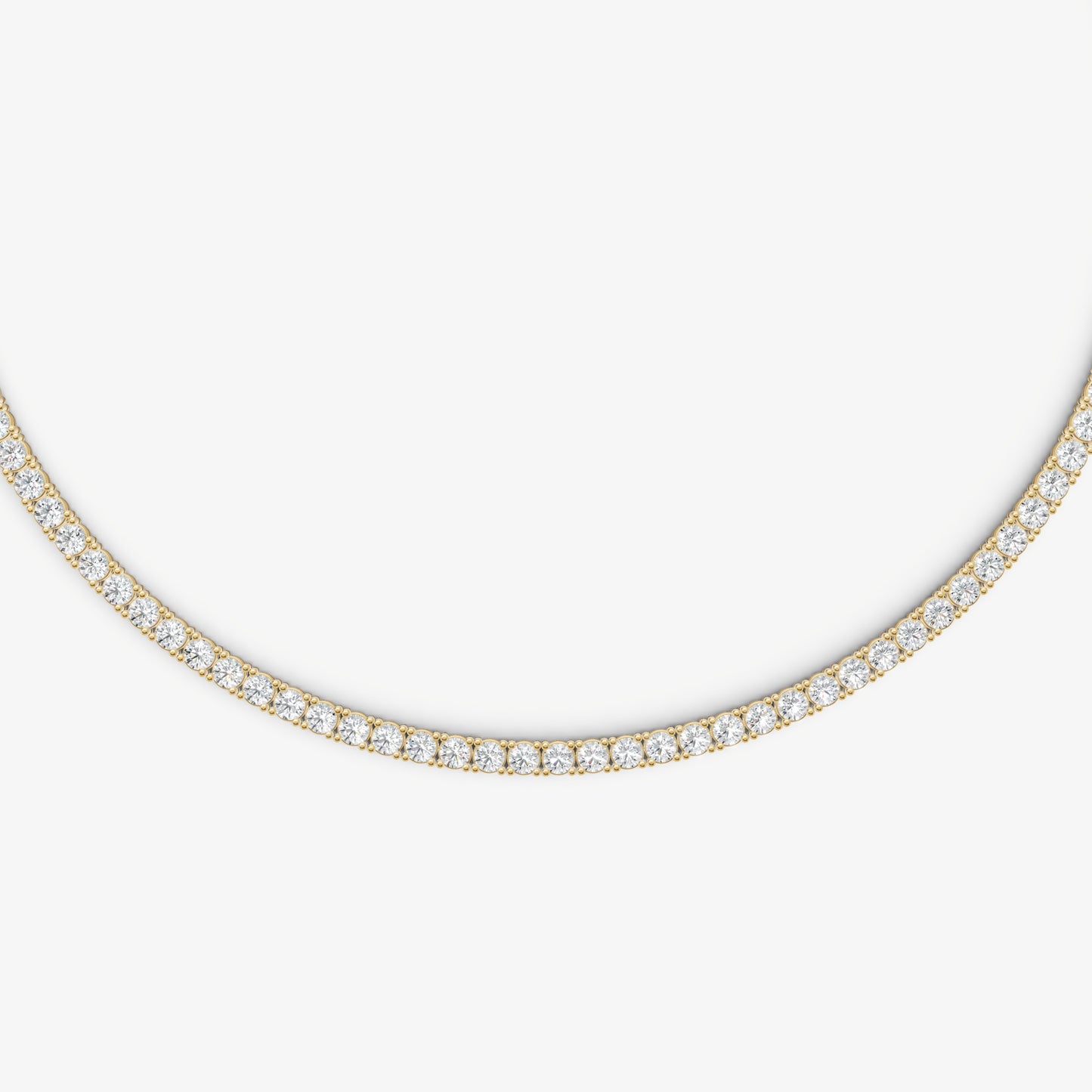 15.00ct Total Diamond Weight Tennis Necklace