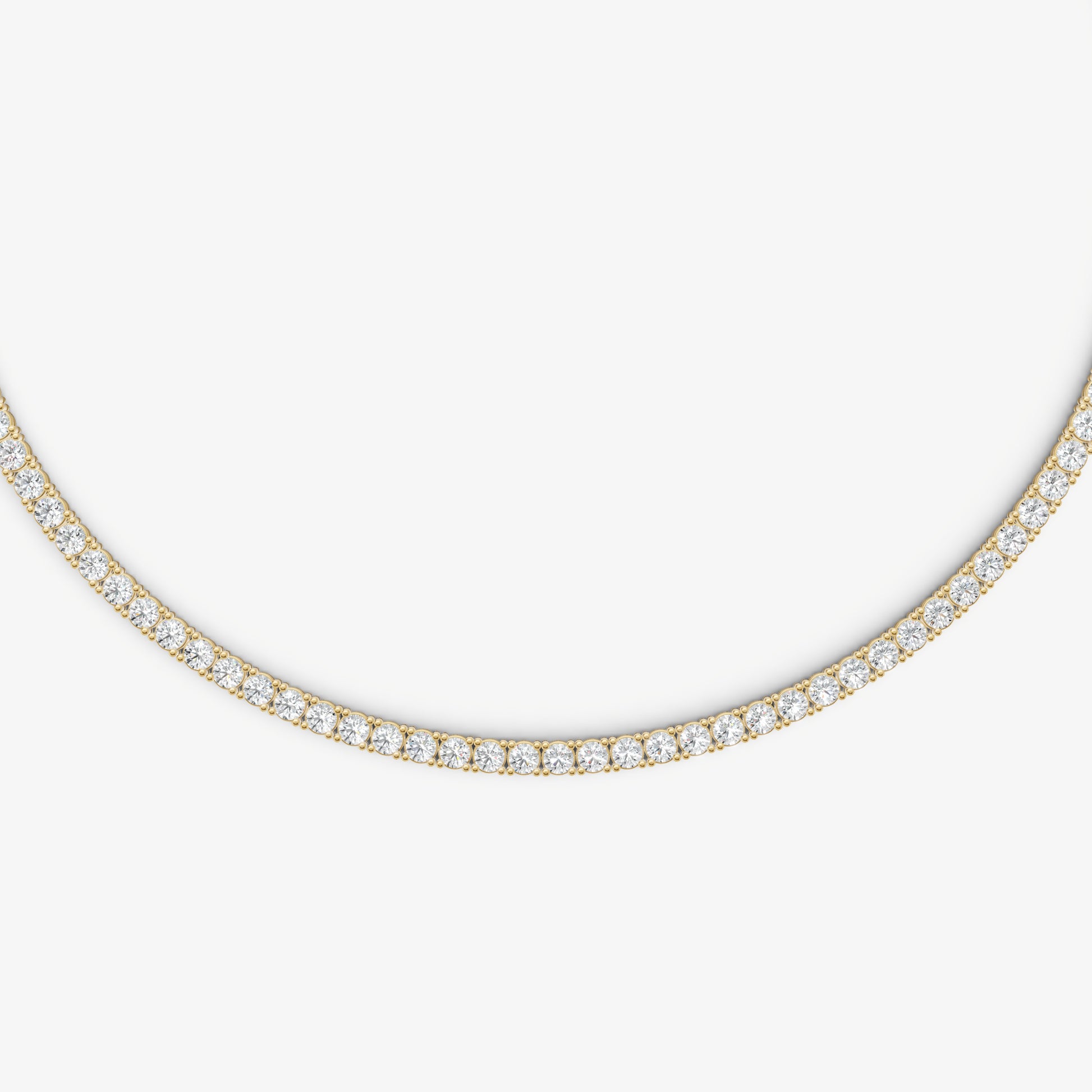 15.00ct Total Diamond Weight Tennis Necklace