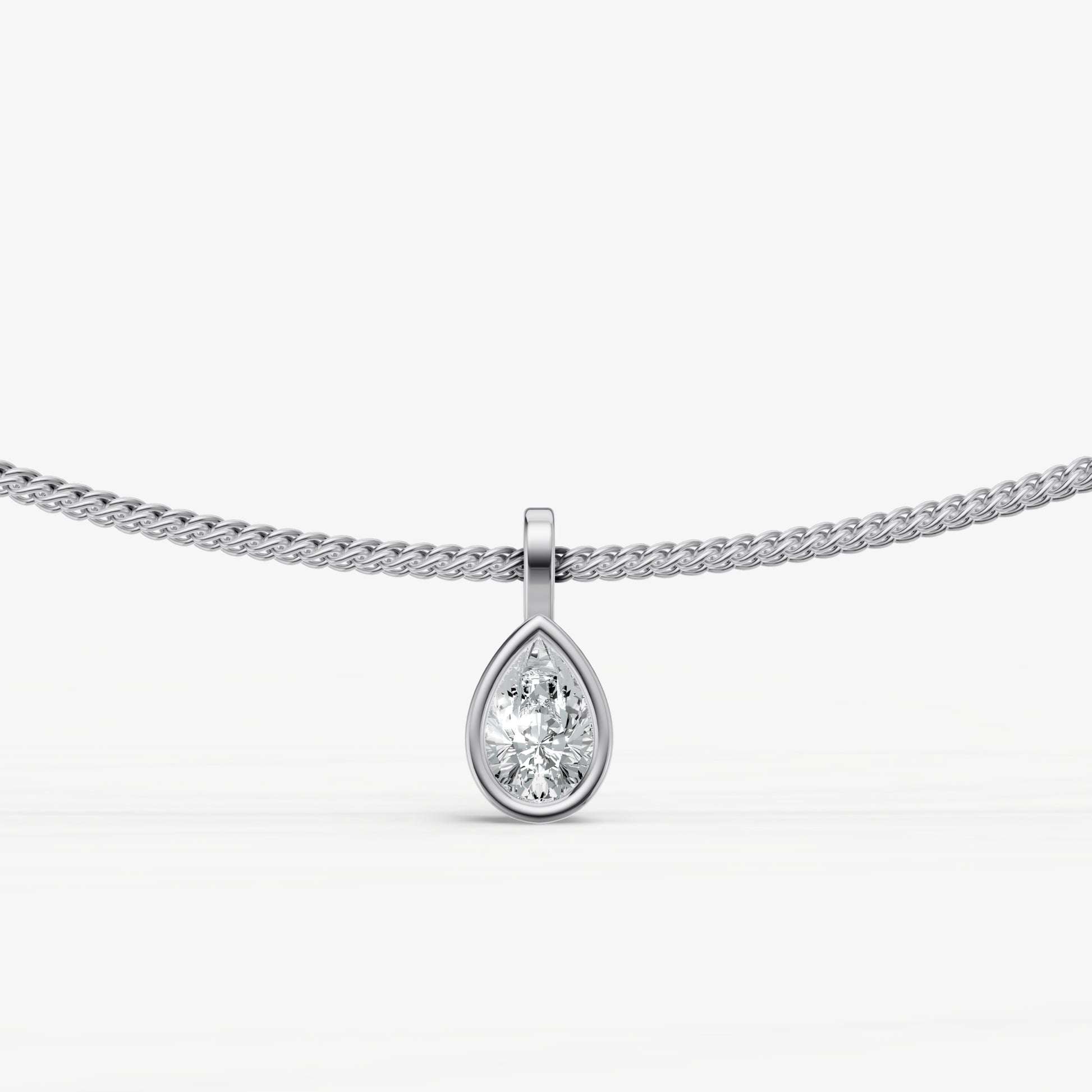 0.50ct Bezel Set Diamond Pendant