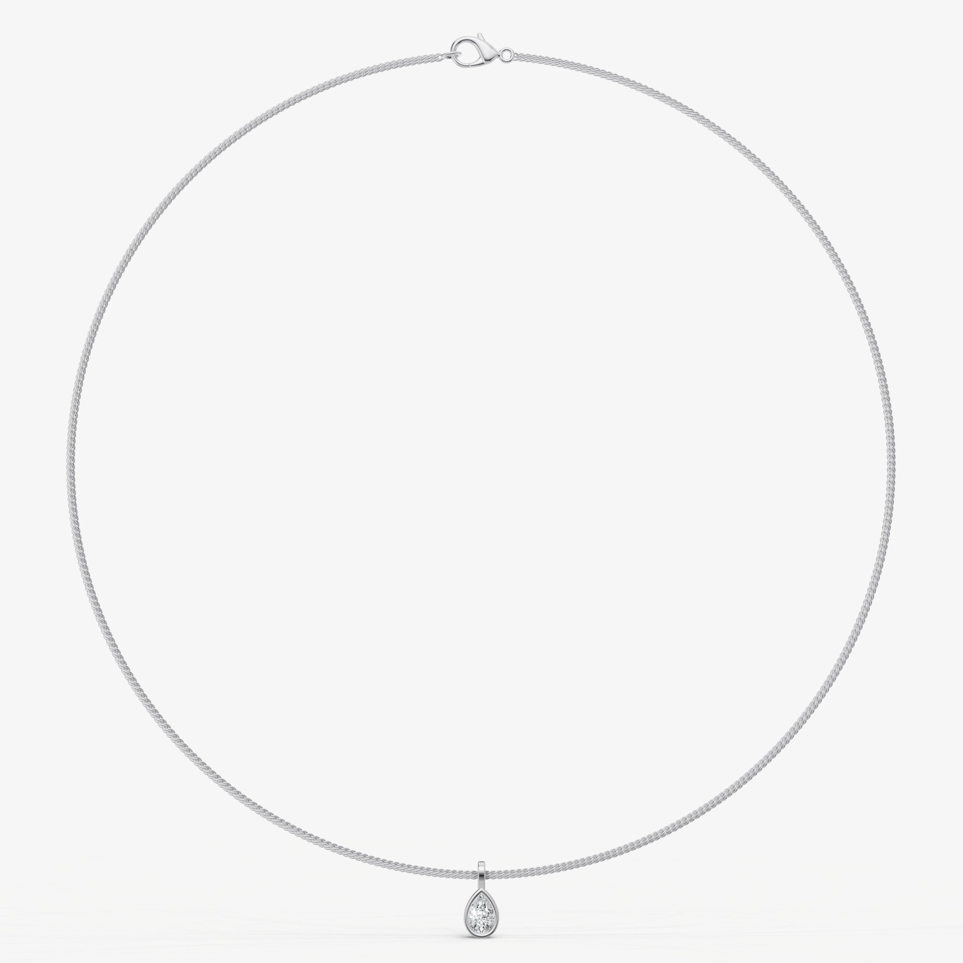 0.50ct Bezel Set Diamond Pendant