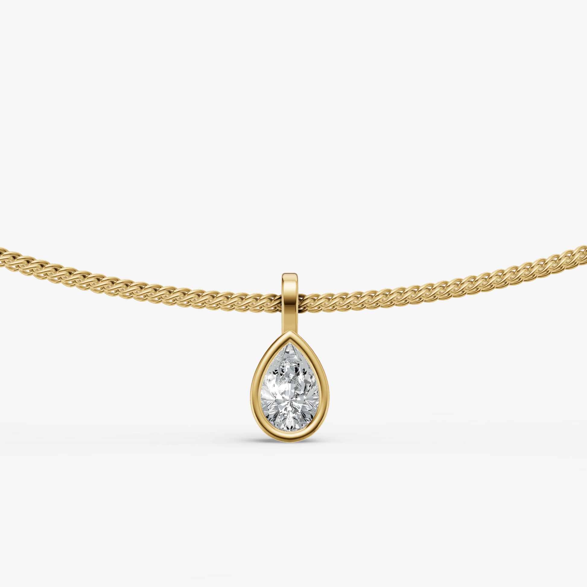 0.50ct Bezel Set Diamond Pendant