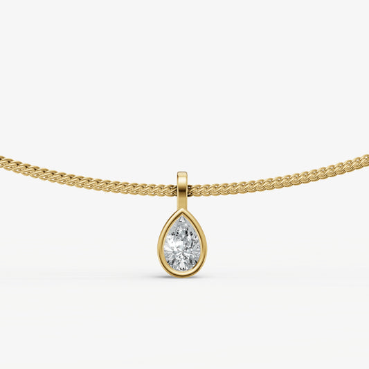 0.50ct Bezel Set Diamond Pendant