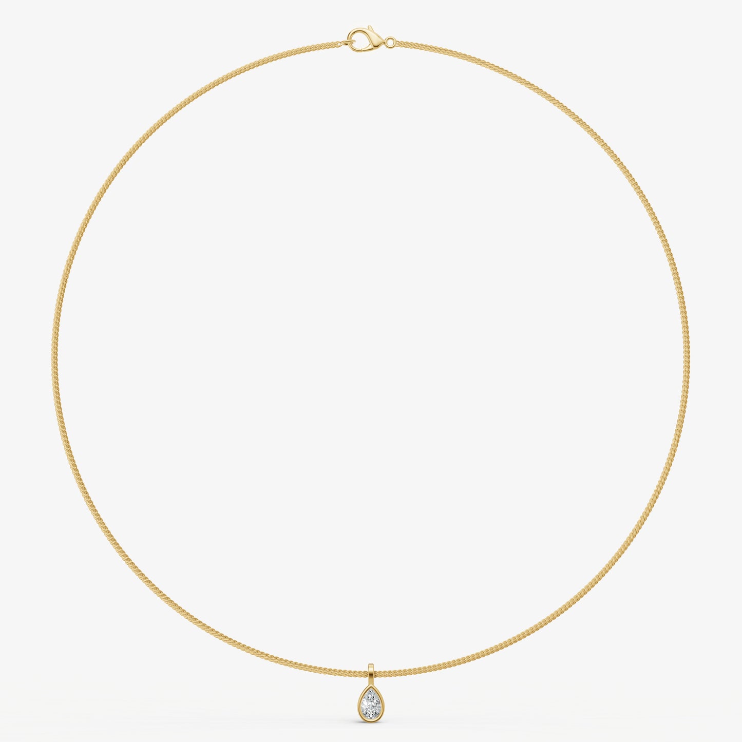 0.50ct Bezel Set Diamond Pendant