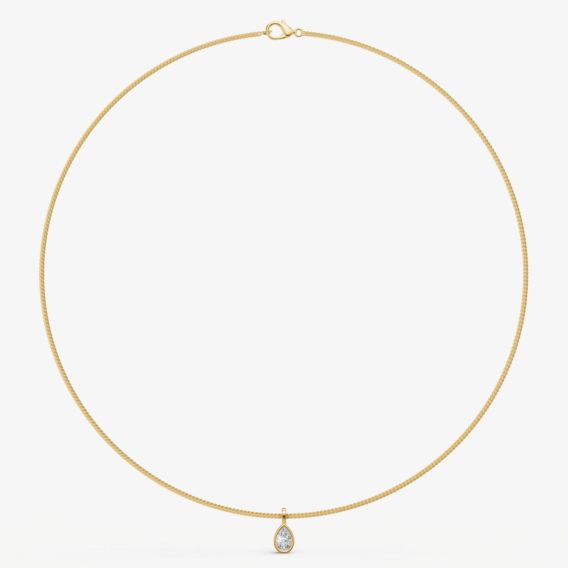 0.50ct Bezel Set Diamond Pendant