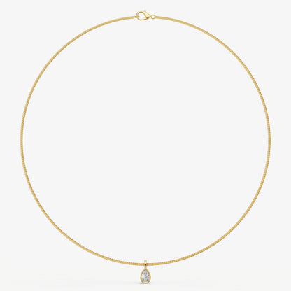0.50ct Bezel Set Diamond Pendant