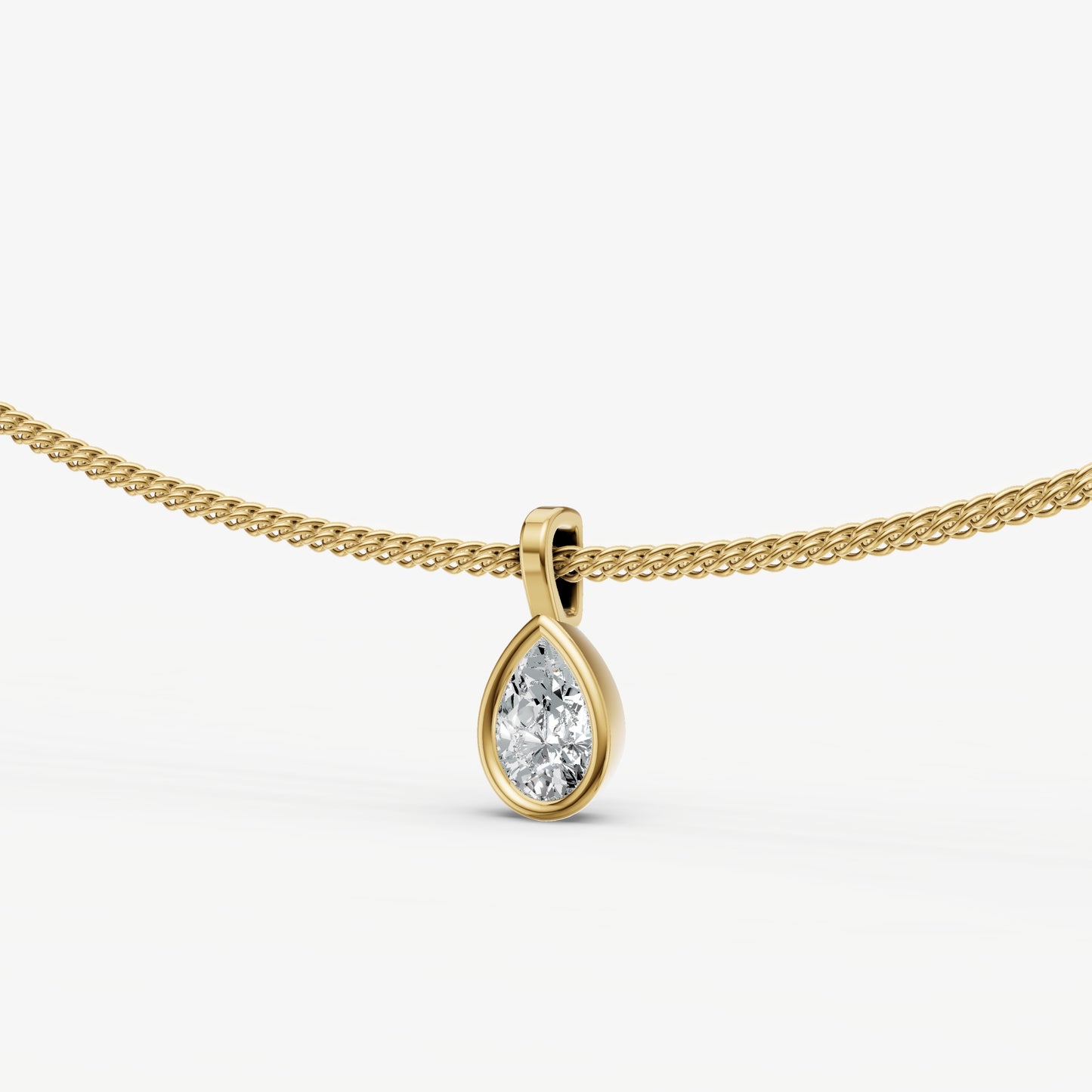 0.50ct Bezel Set Diamond Pendant