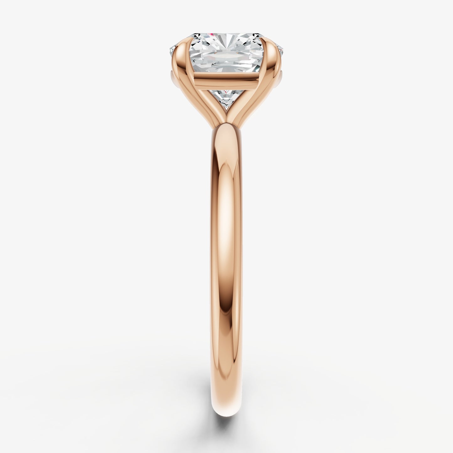 Cushion Cluster Diamond Engagement Ring