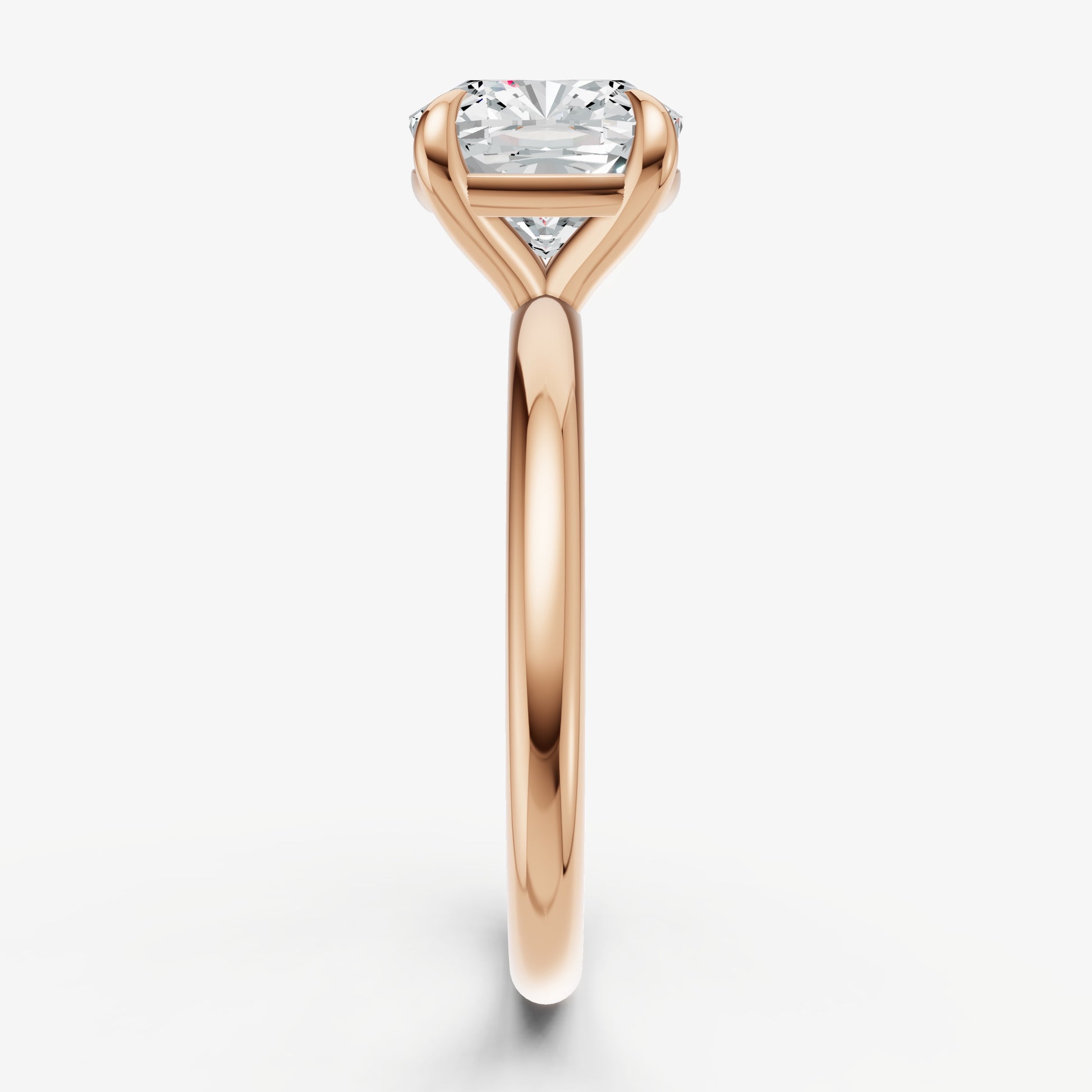 Cushion Cluster Diamond Engagement Ring