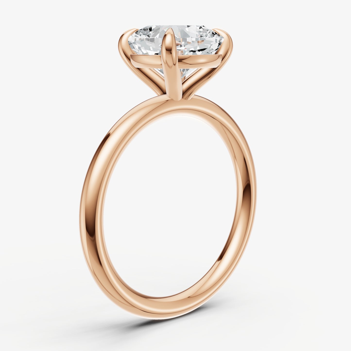 Cushion Cluster Diamond Engagement Ring