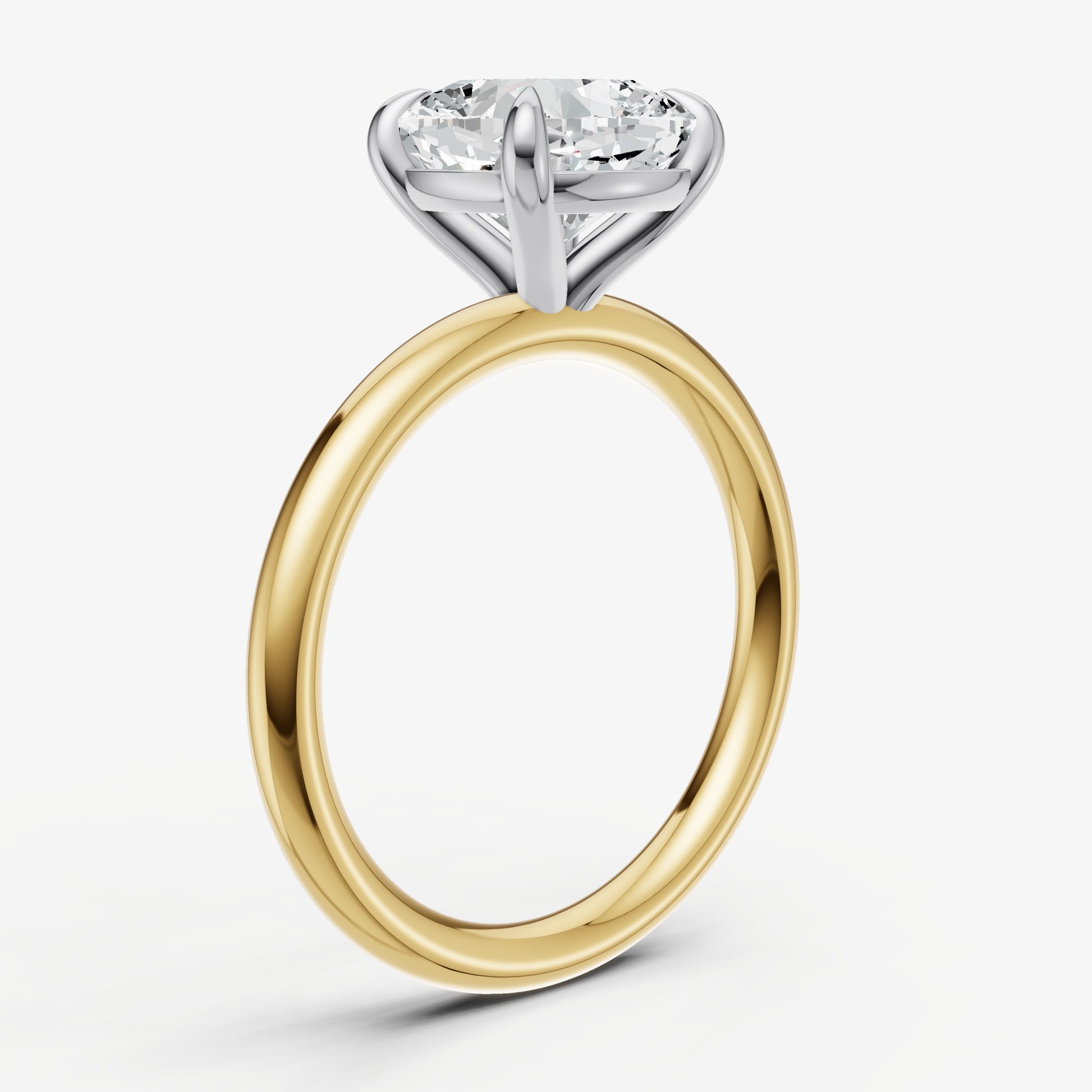 Cushion Cluster Diamond Engagement Ring