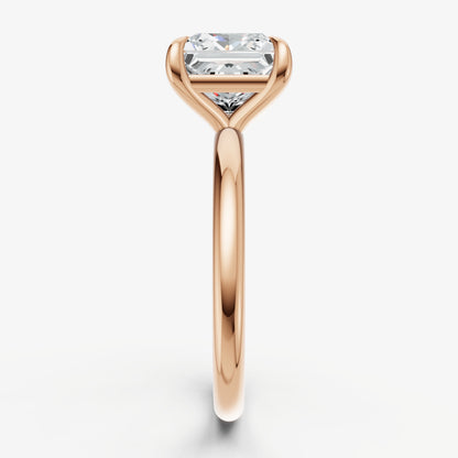 Princess Cluster Diamond Engagement Ring