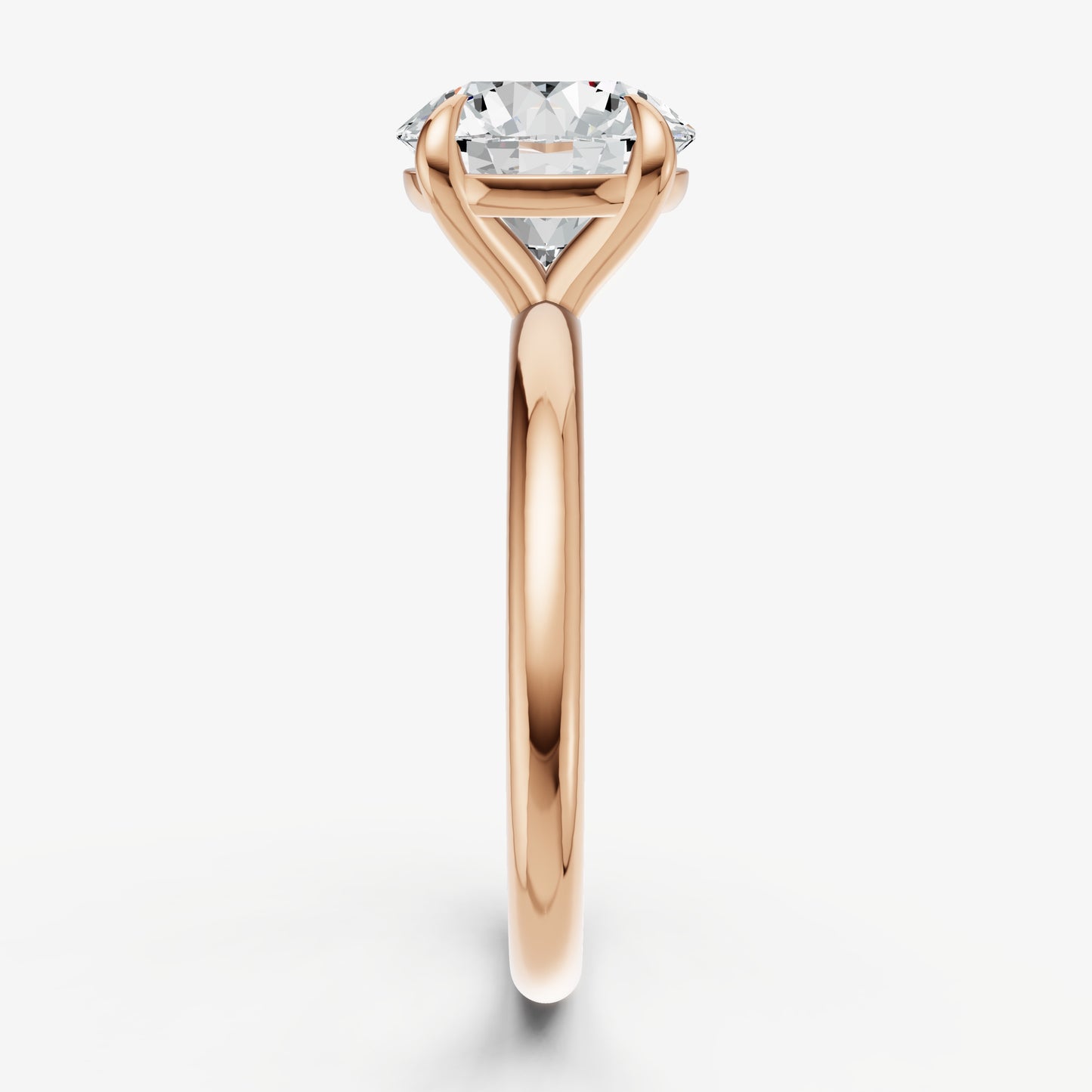 Round Cluster Diamond Engagement Ring