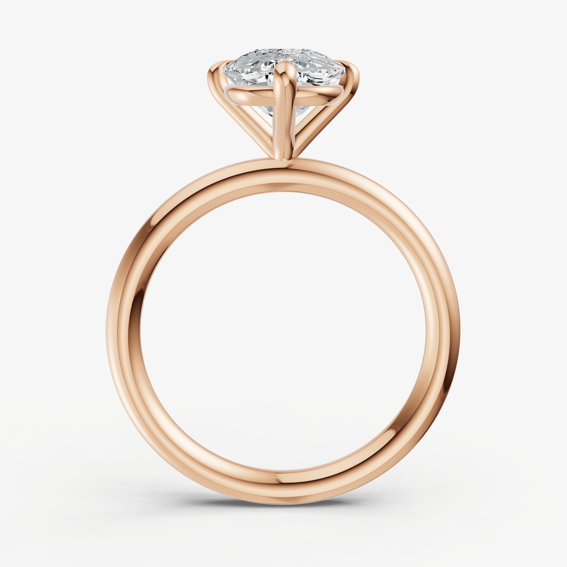 Elongated Cushion Compassss Claw Solitaire