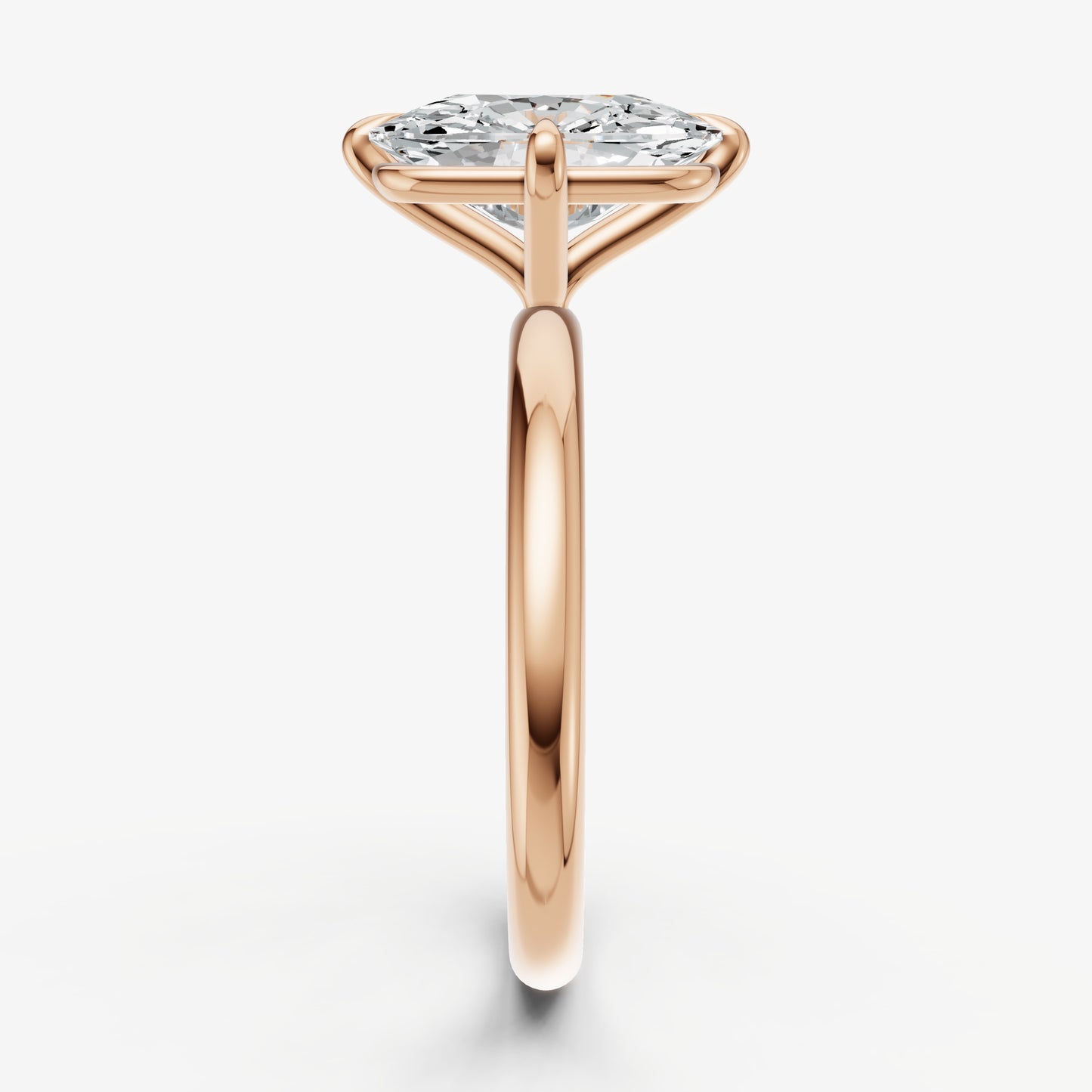 Elongated Cushion Compassss Claw Solitaire