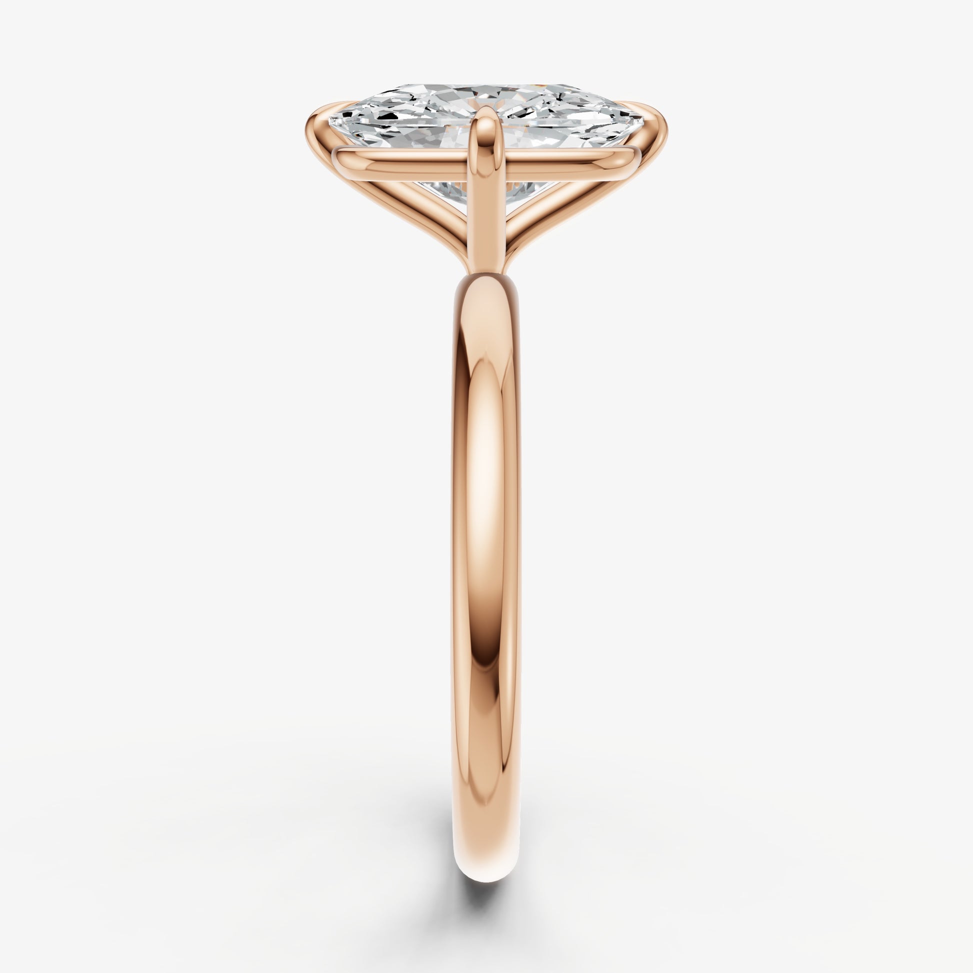 Elongated Cushion Compassss Claw Solitaire