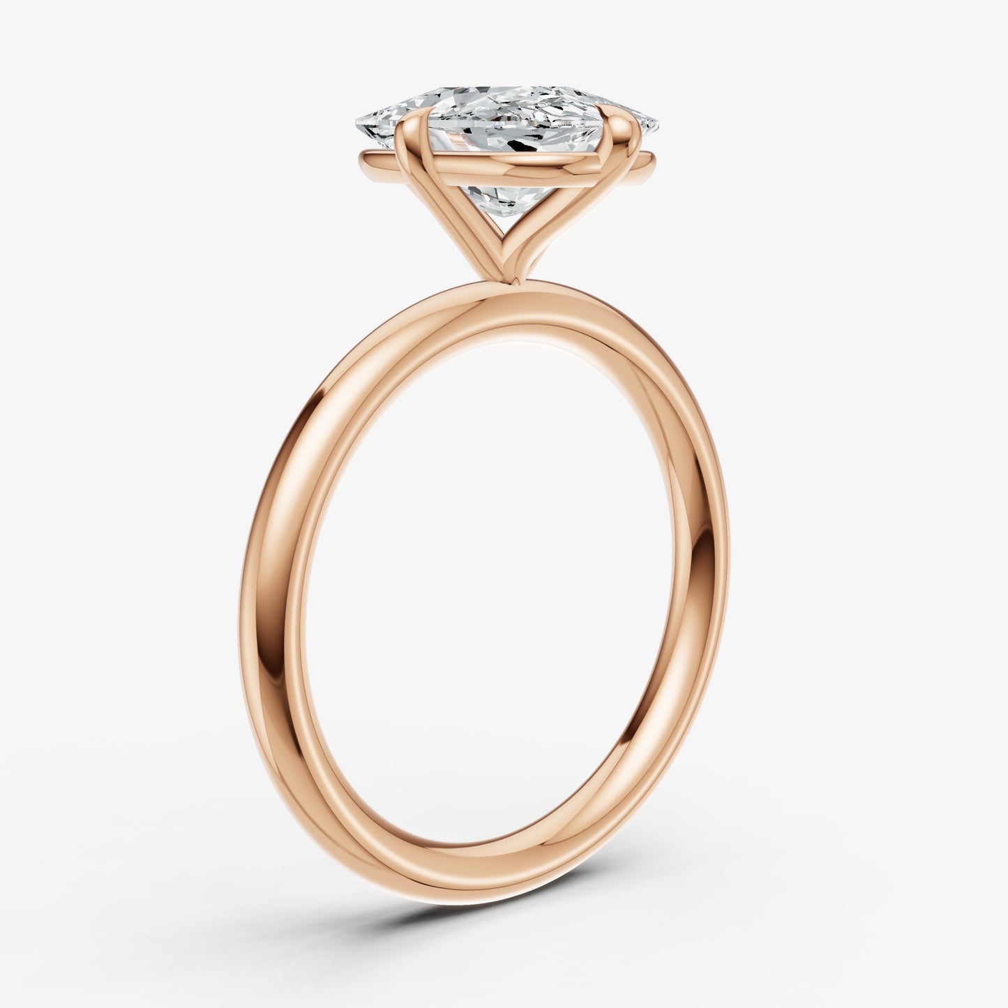Elongated Cushion Compassss Claw Solitaire