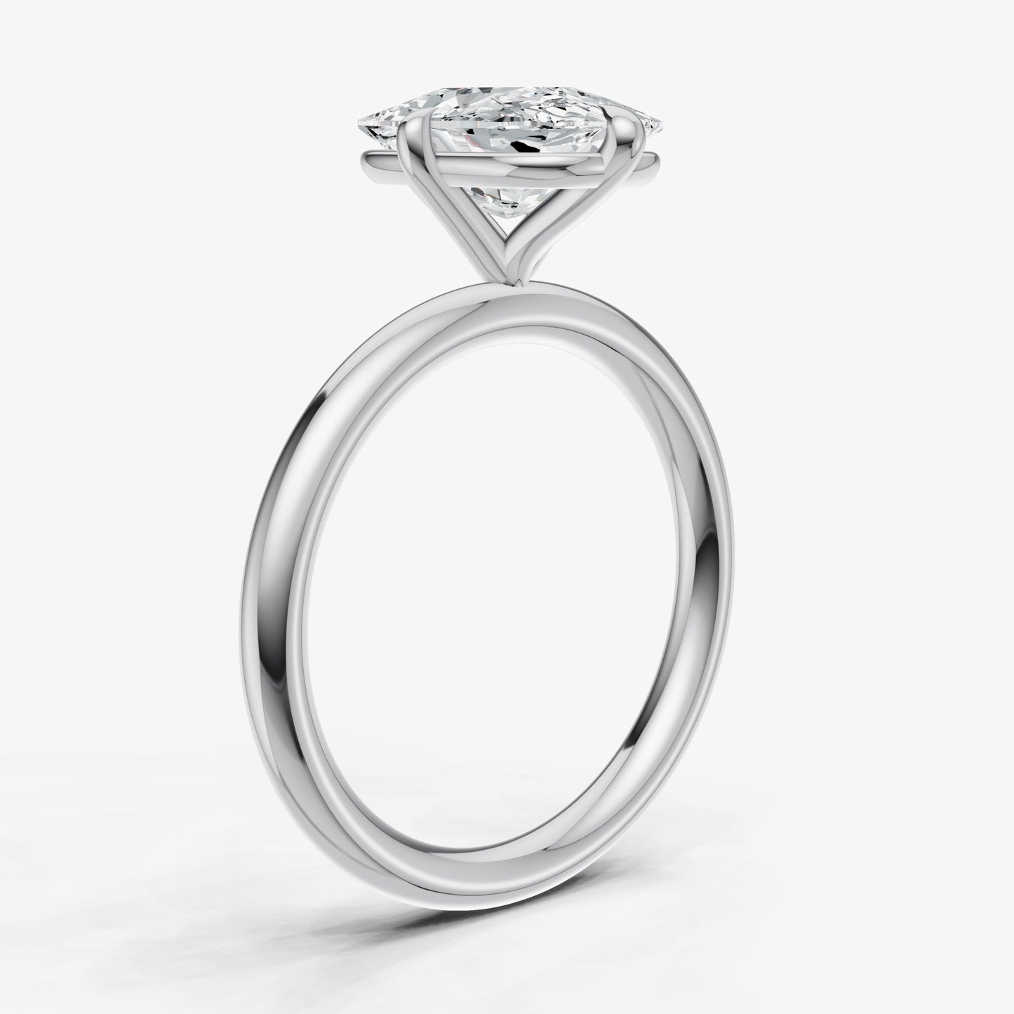 Elongated Cushion Compassss Claw Solitaire