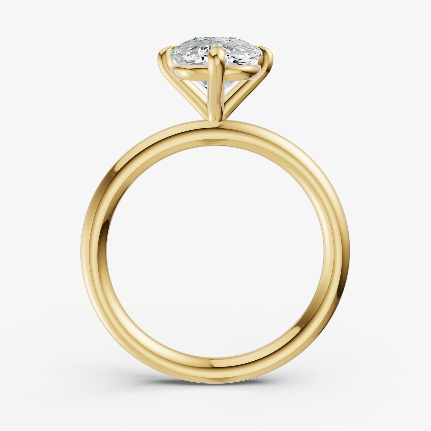 Elongated Cushion Compassss Claw Solitaire