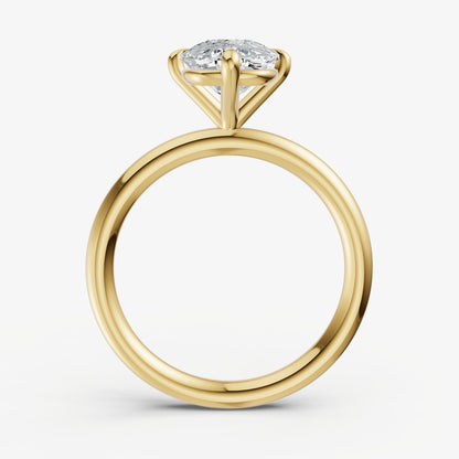 Elongated Cushion Compassss Claw Solitaire