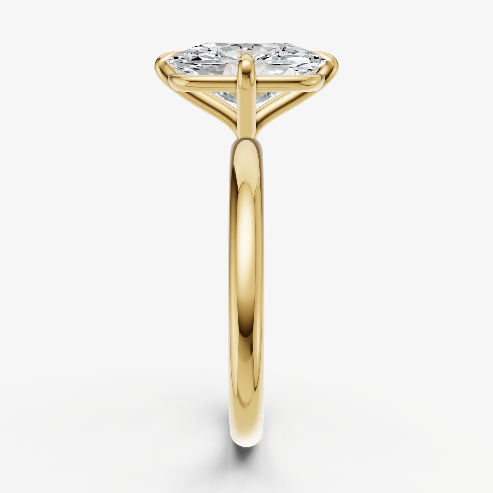 Elongated Cushion Compassss Claw Solitaire