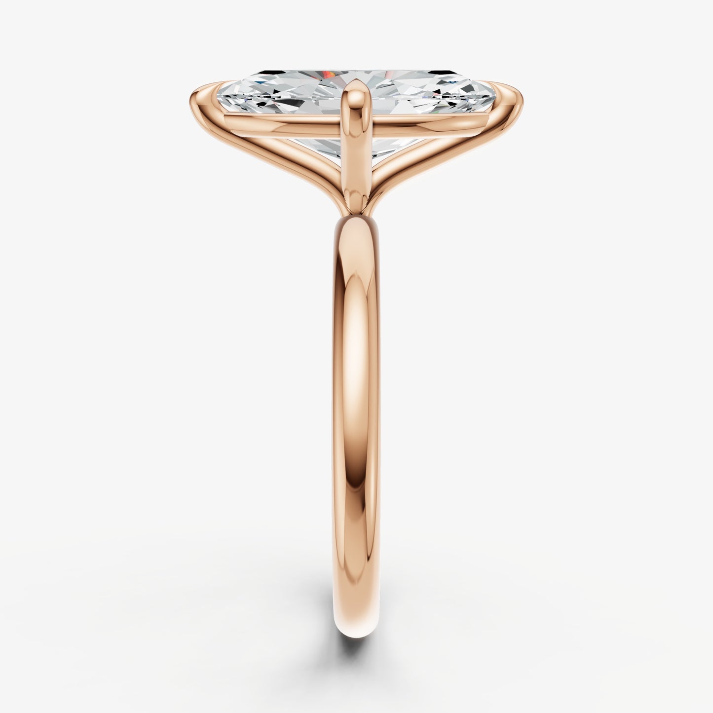 Marquise Compassss Claw Solitaire