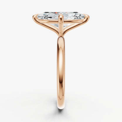 Marquise Compassss Claw Solitaire