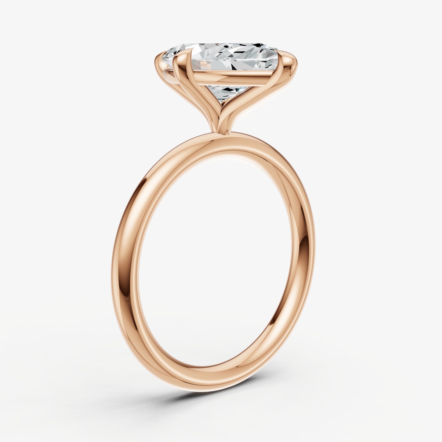 Marquise Compassss Claw Solitaire