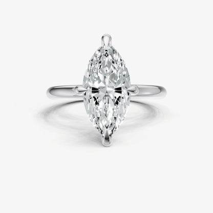 Marquise Compassss Claw Solitaire