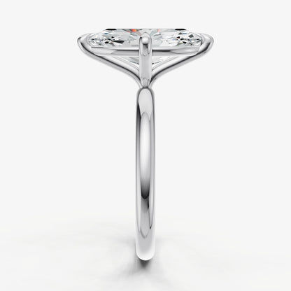 Marquise Compassss Claw Solitaire