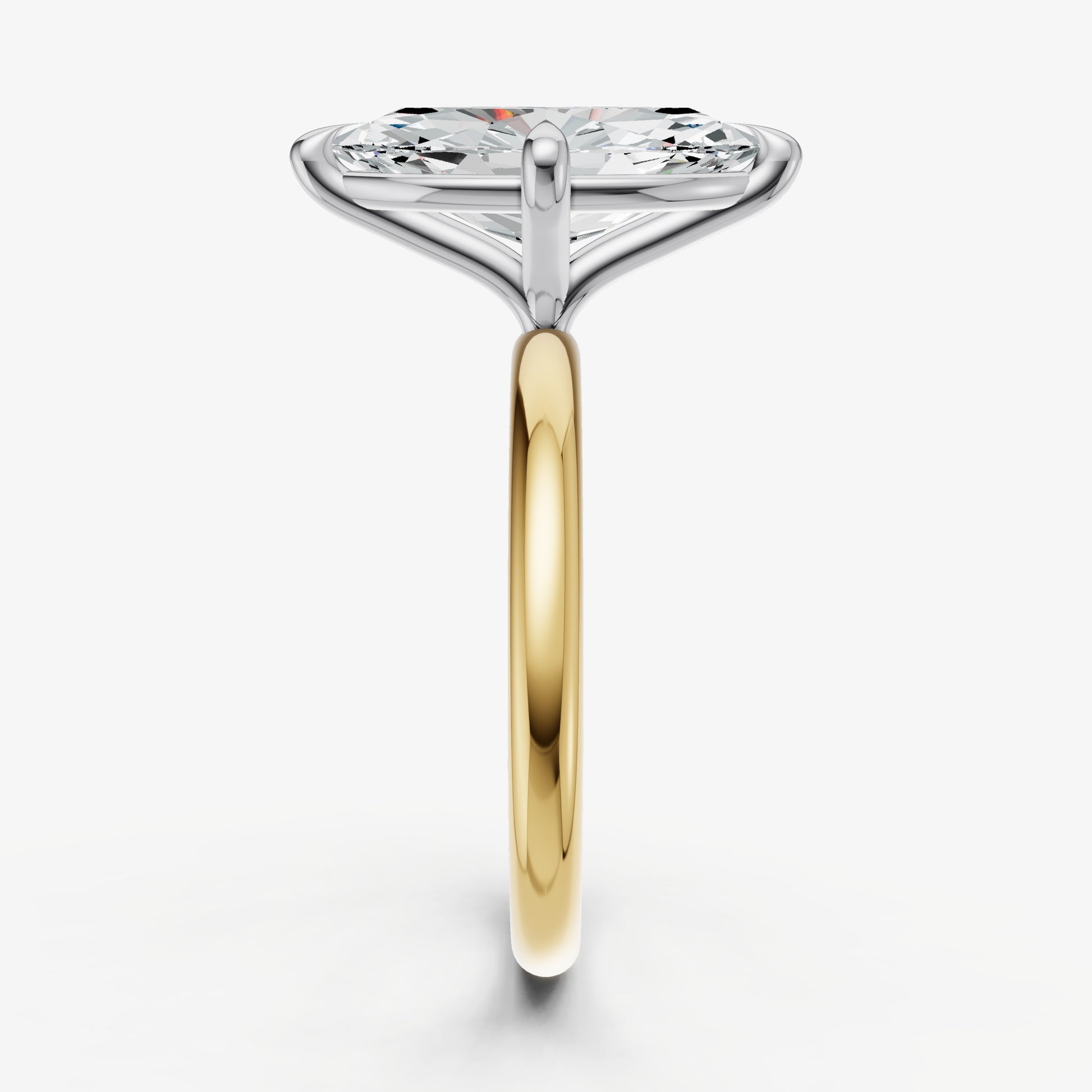 Marquise Compassss Claw Solitaire