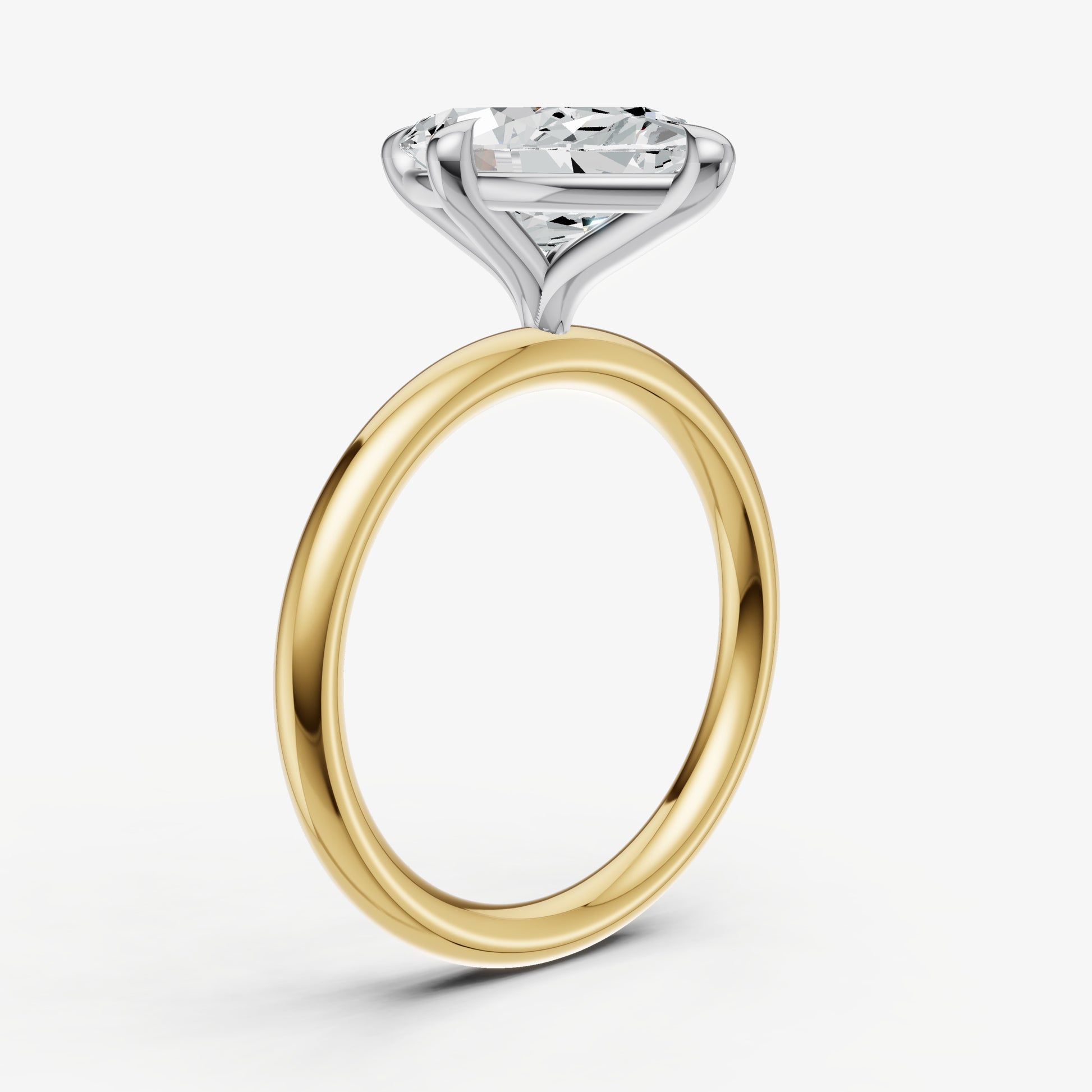 Marquise Compassss Claw Solitaire