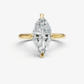 Marquise Compassss Claw Solitaire