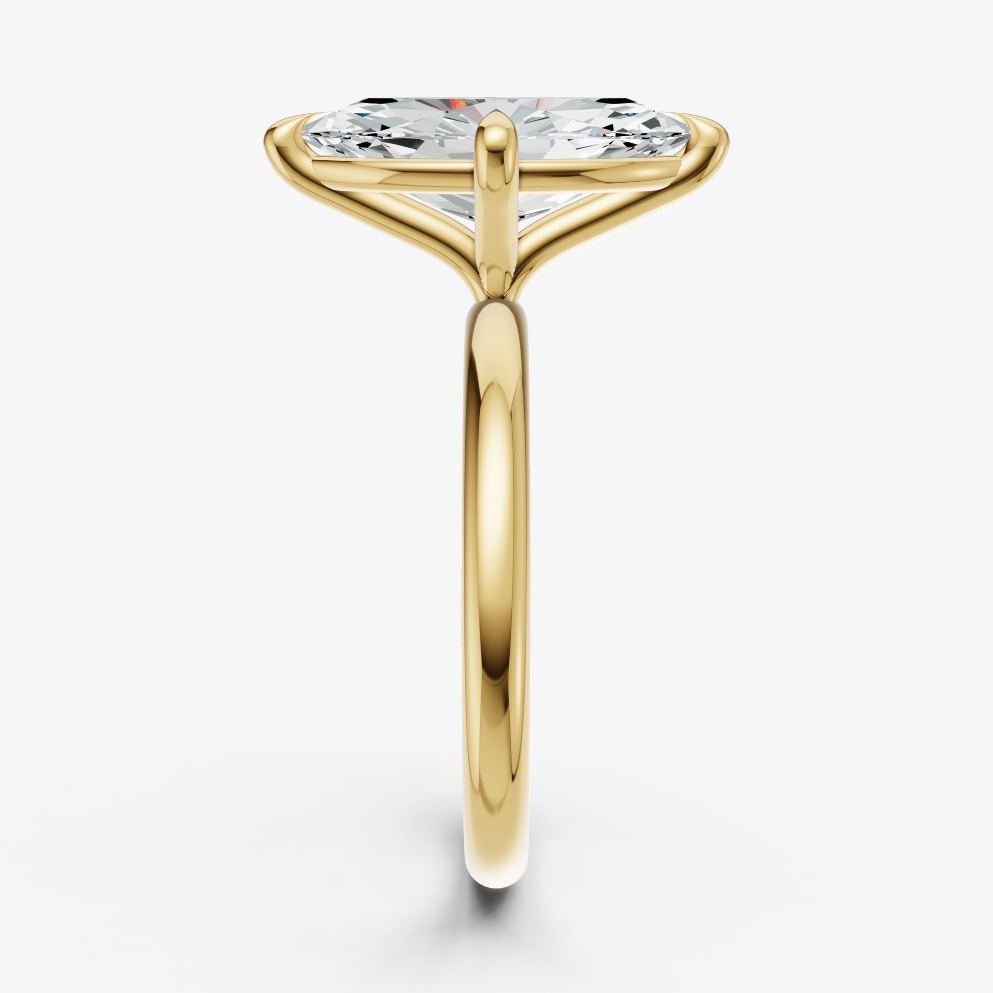 Marquise Compassss Claw Solitaire