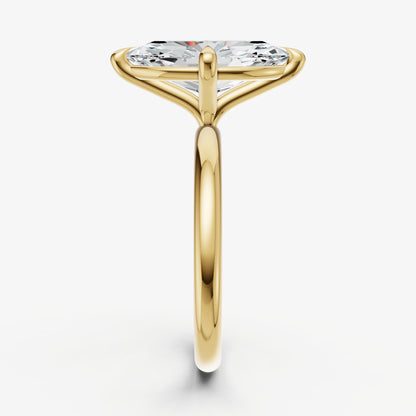 Marquise Compassss Claw Solitaire