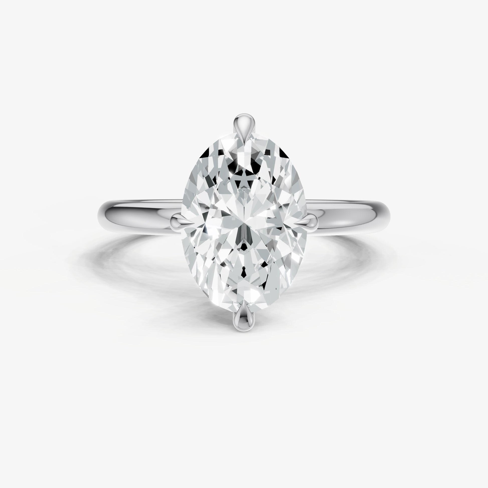 Oval Compassss Claw Solitaire
