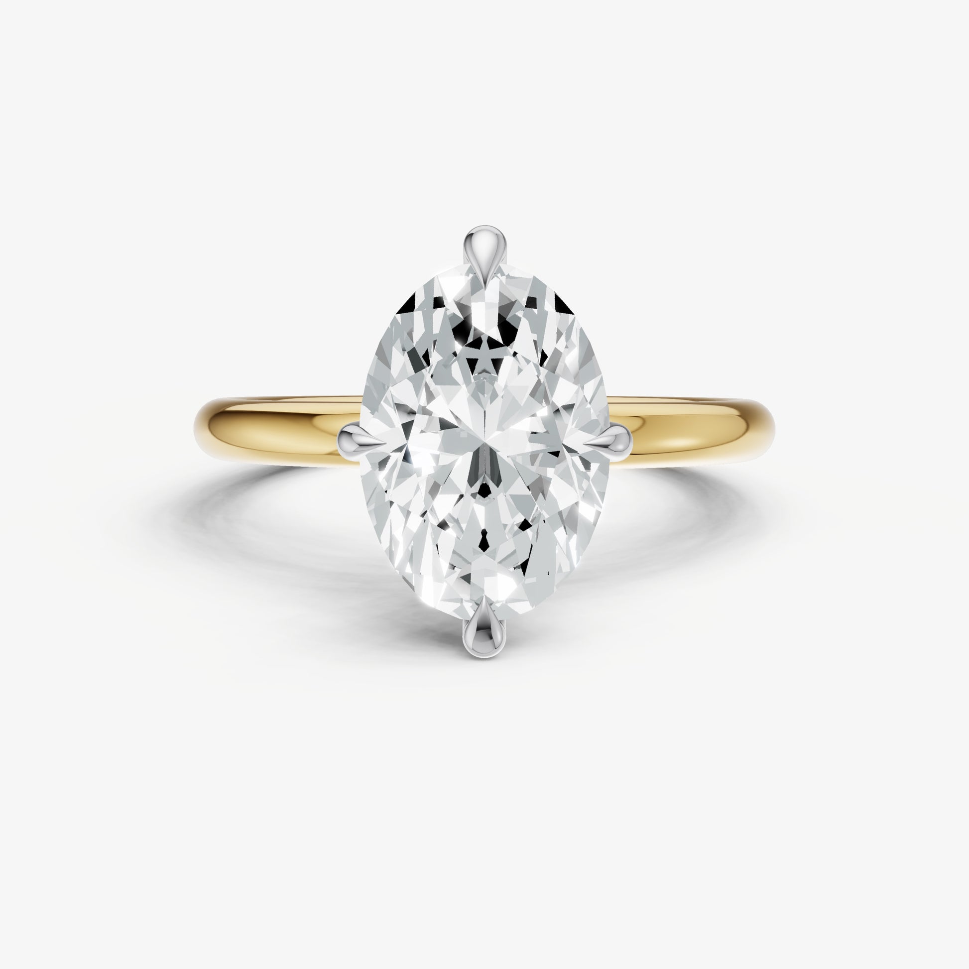 Oval Compassss Claw Solitaire