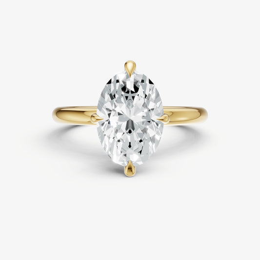 Oval Compassss Claw Solitaire