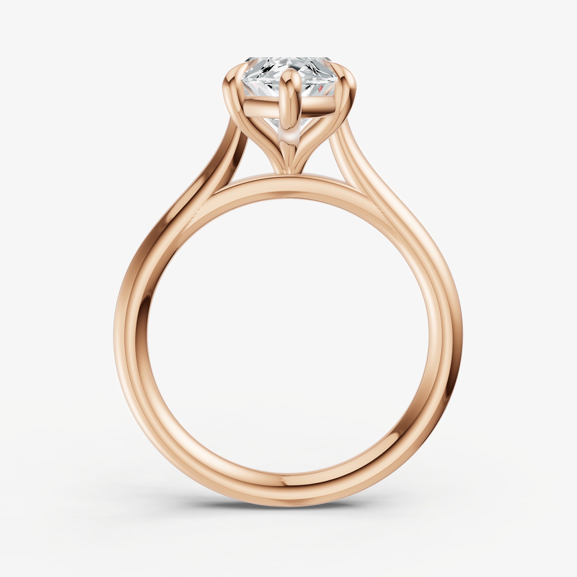 Marquise Cathedral Set Solitaire Engagement Ring