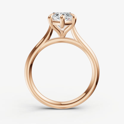 Marquise Cathedral Set Solitaire Engagement Ring